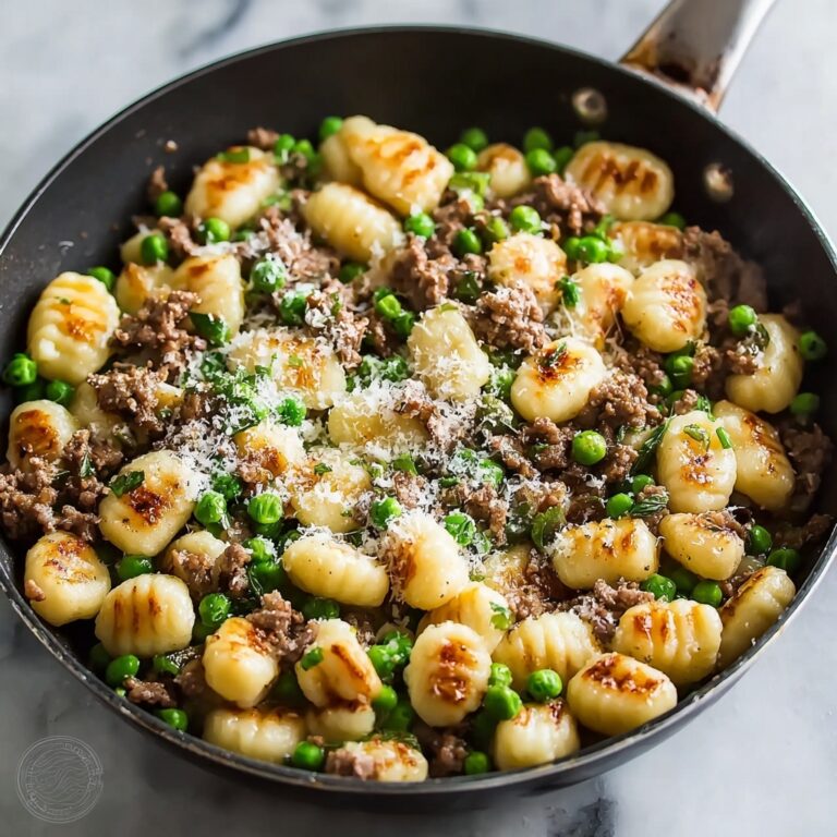Gnocchi with Peas and Sausage (One-Pan Dinner) Recipe