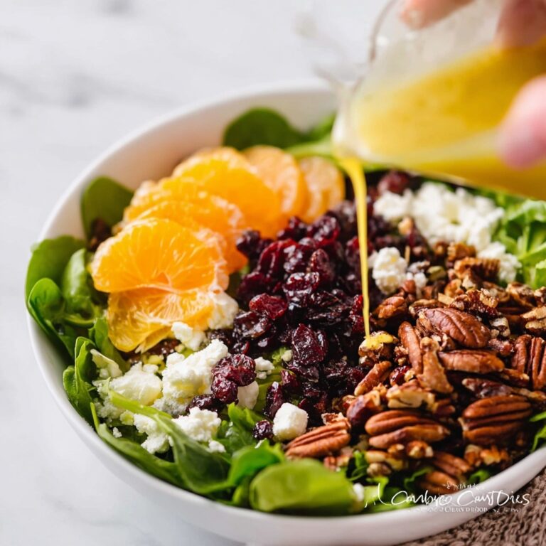 Lemon Poppy Seed Dressing & Autumn Greens Salad Recipe