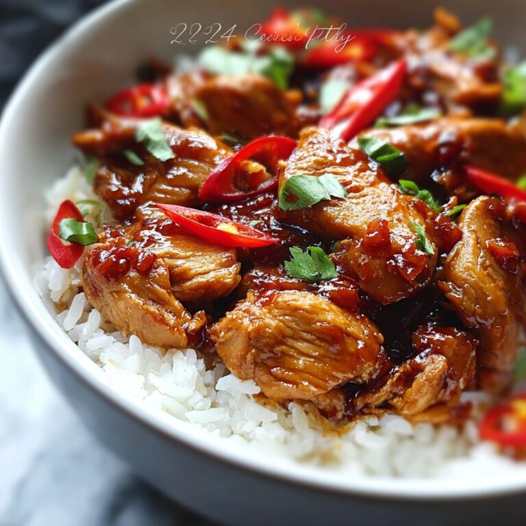 Savory Slow Cooker Sweet Chili Chicken for Effortless Dinners Recipe
