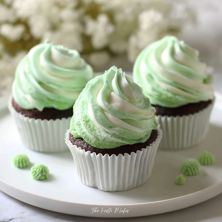 Irresistible Green Velvet Cupcakes with Creamy Cocoa Frosting Recipe