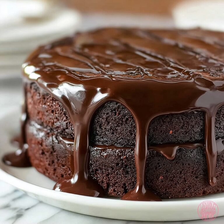 Chocolate Ganache Drip for Cakes Recipe