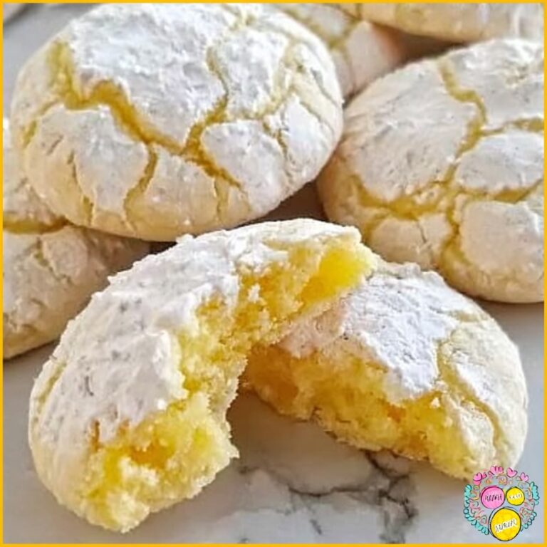 Lemon Crinkle Cookies Recipe