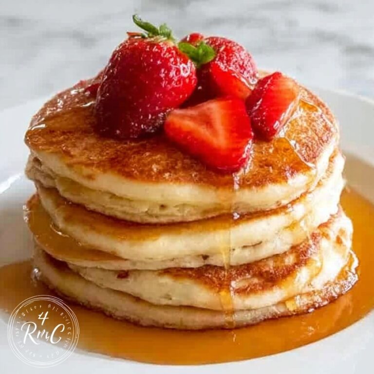 Strawberry Vanilla Pancakes Recipe