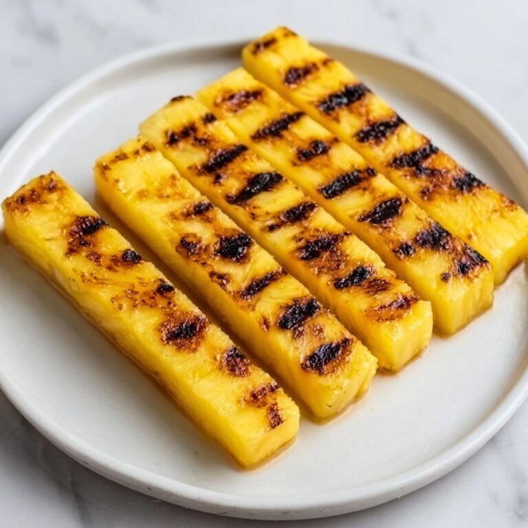 Grilled Pineapple with Cinnamon Honey Recipe