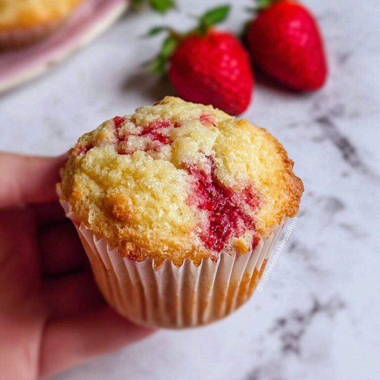 Homemade Dairy-Free Strawberry Muffins Recipe