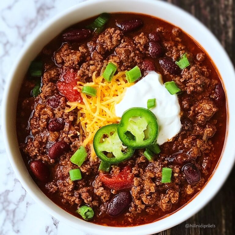High Protein Chili Recipe