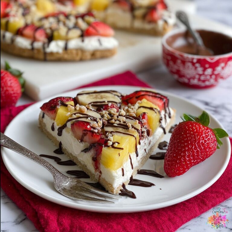 Banana Split Fruit Pizza Recipe