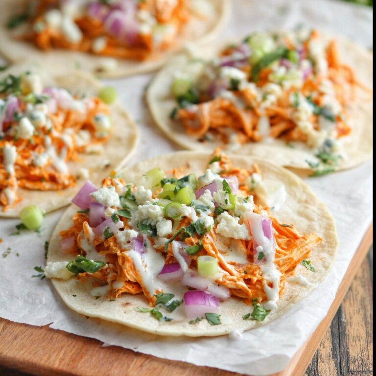 Easy Buffalo Chicken Tacos Recipe
