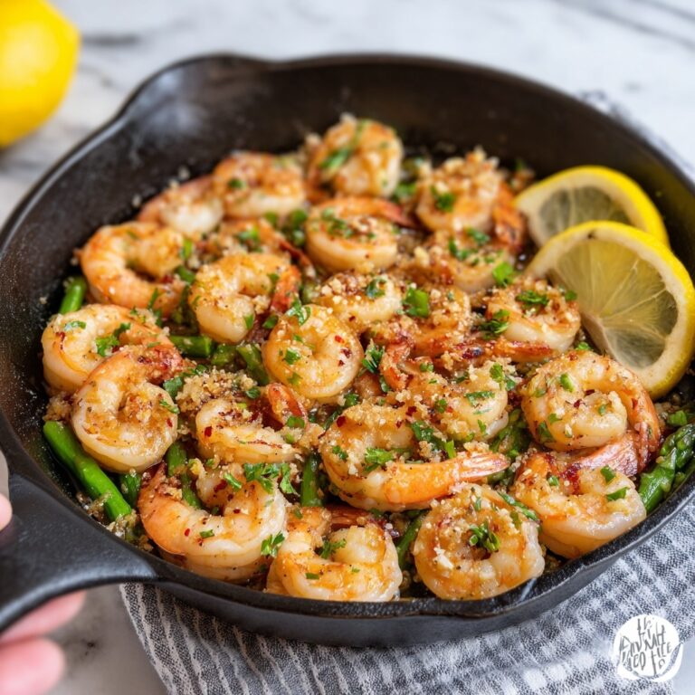Lemon-Garlic Shrimp Skillet Recipe