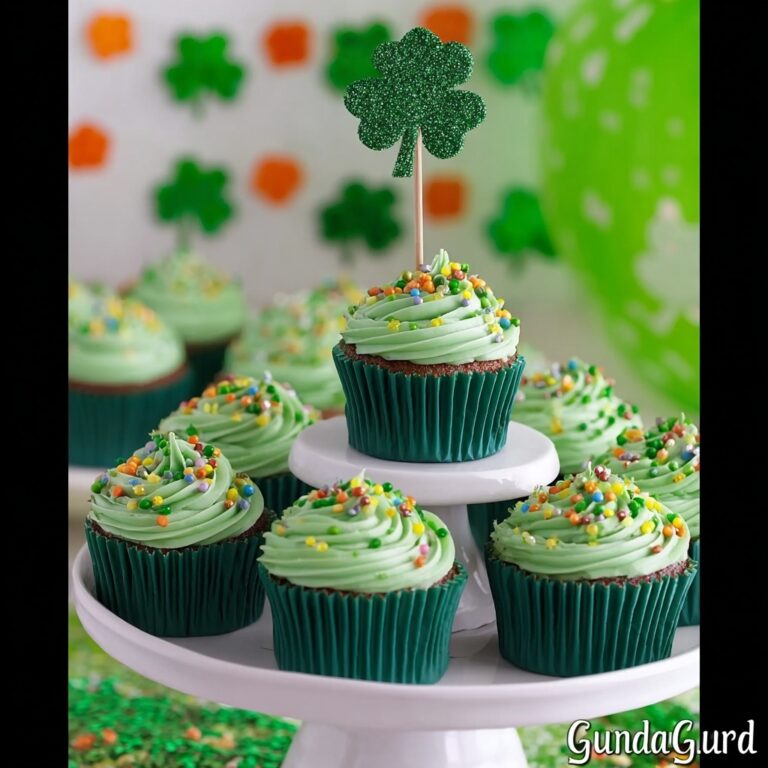 Lucky Green Bake Sale Cupcakes Recipe