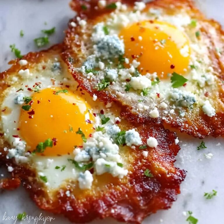Crispy Feta Fried Eggs Recipe