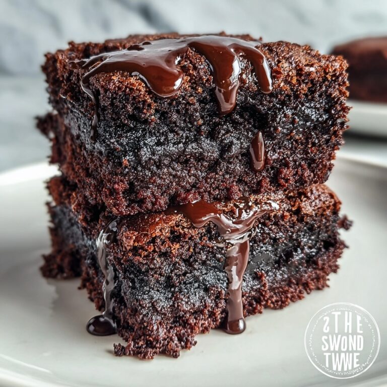 Black Sesame Marble Brownies Recipe
