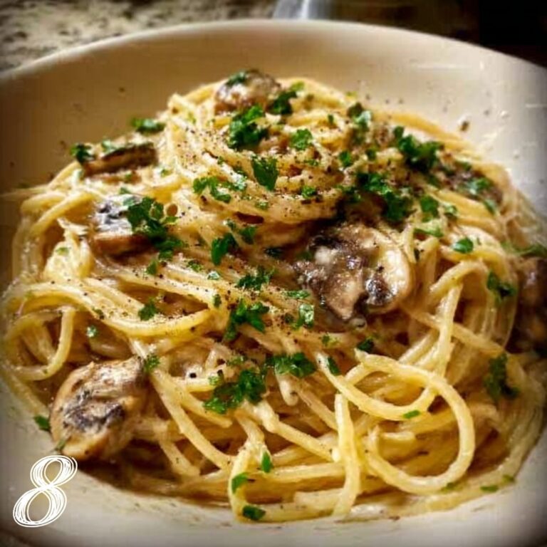Creamy Mushroom Carbonara – Vegetarian Recipe