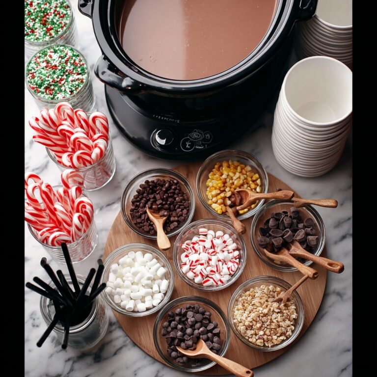 Hot Chocolate Bar with Toppings Recipe