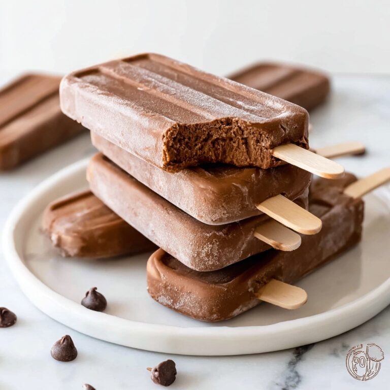 Healthy Banana Chocolate Fudgesicles Recipe
