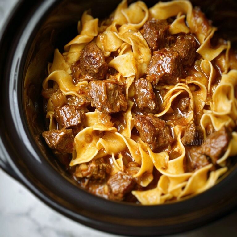 Slow Cooker Beef Stroganoff Recipe