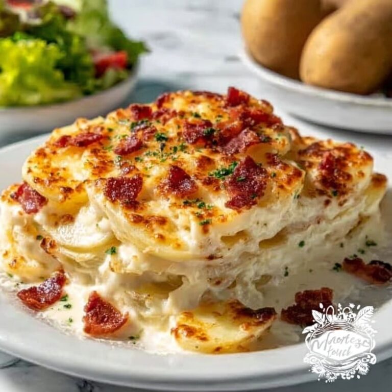 Cheesy Potatoes Au Gratin Recipe