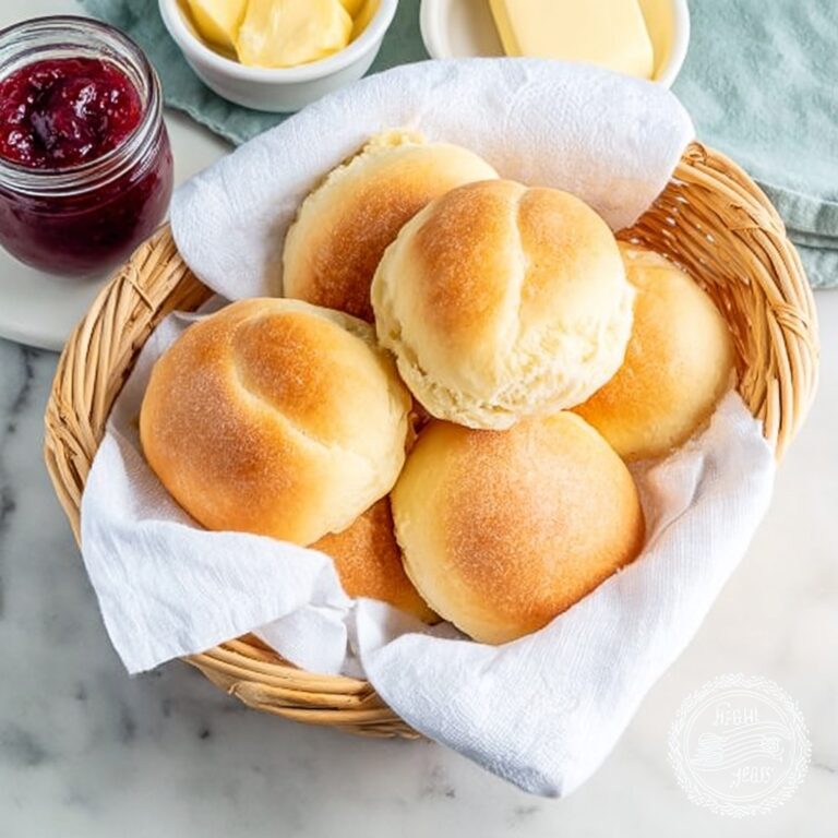 2 Ingredient Bread Rolls – No Yeast, No Kneading Recipe