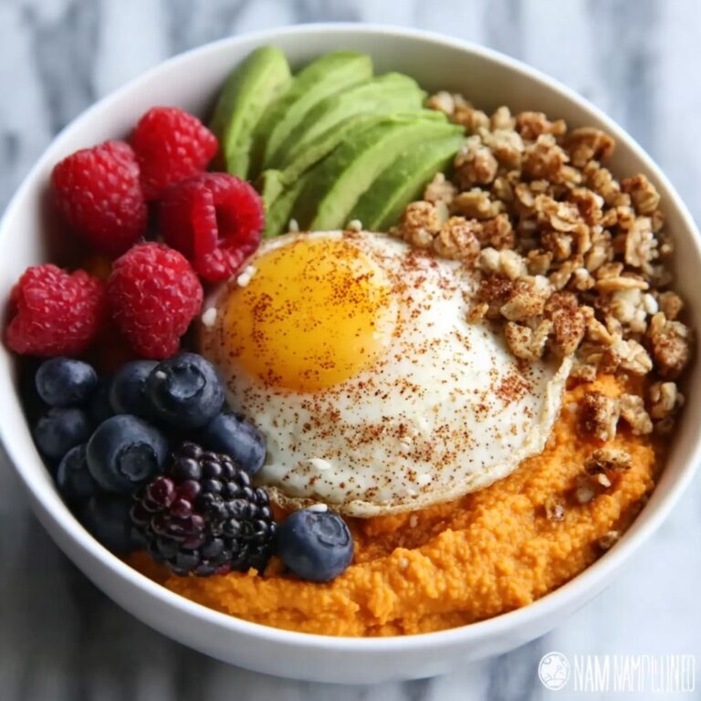 Sweet Potato Breakfast Bowls with Quinoa, Avocado, and Yogurt Recipe