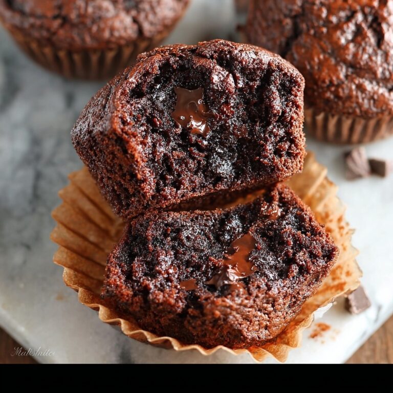 Chocolate Chocolate Chip Muffins Recipe