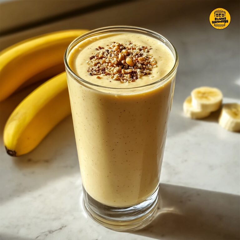 Banana Chamomile Tea Smoothie for a Soothing Boost Recipe