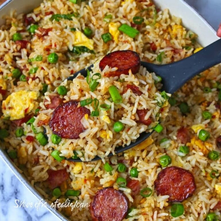 Baked Chorizo Fried Rice Recipe