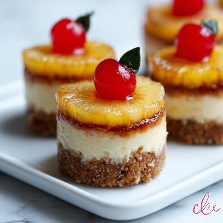 Mini Pineapple Upside-down Cheesecakes: A Delicious Twist on a Classic Dessert Recipe