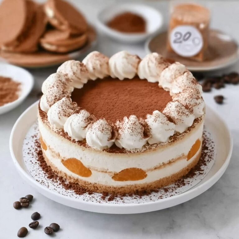 Sumptuous Espresso-Infused Biscuit and Cream Cheese Cake Recipe