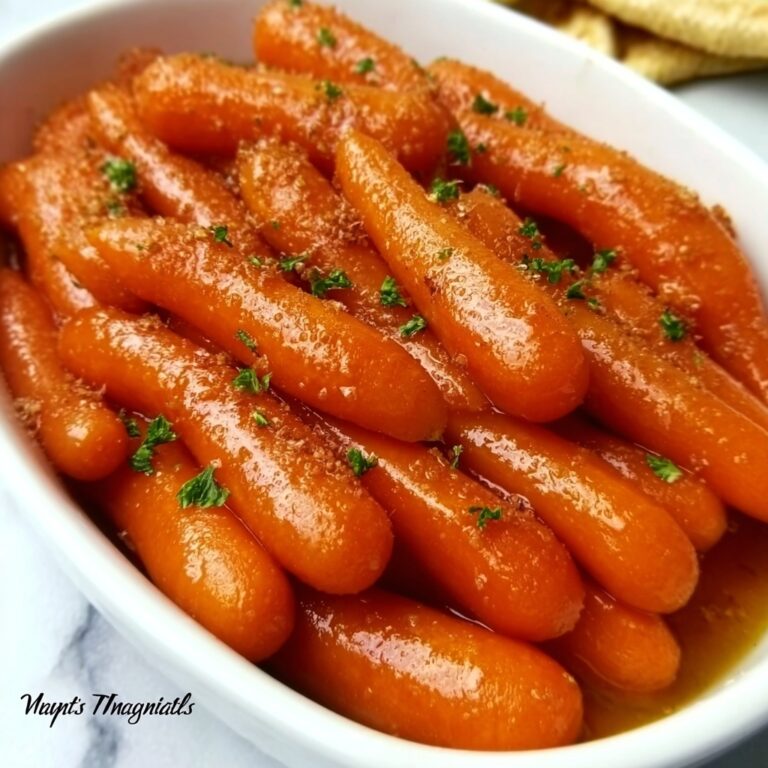 Slow Cooker Maple & Brown Sugar Glazed Carrots Recipe