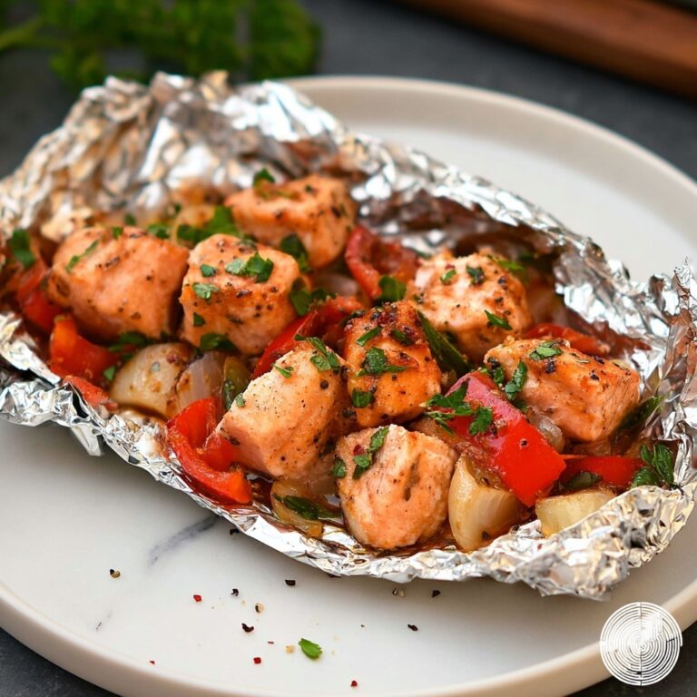 BBQ Chicken Pineapple Foil Packets Recipe