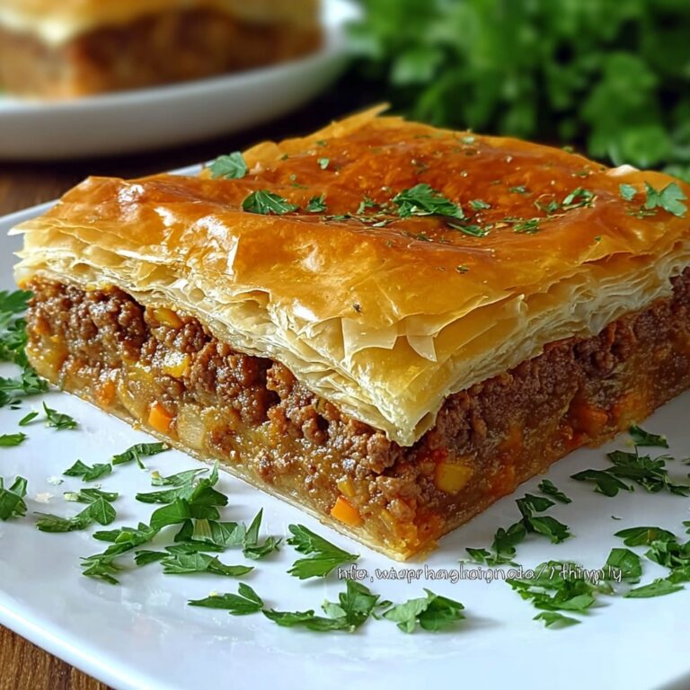 Greek Phyllo Meat Pie Recipe