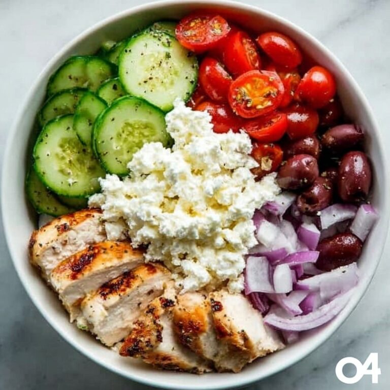 Greek Chicken Bowls with Lemon, Tzatziki, and Feta Recipe