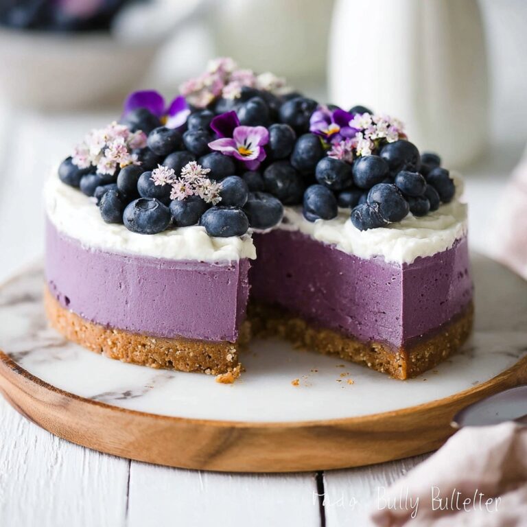 Vegan Blueberry Cheesecake Recipe