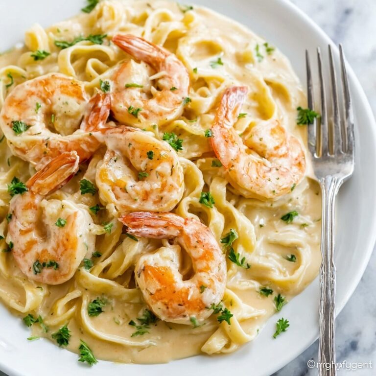 Shrimp Fettuccine Alfredo Recipe