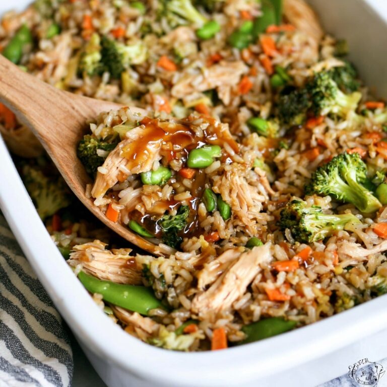 Creamy Teriyaki Chicken Casserole Recipe