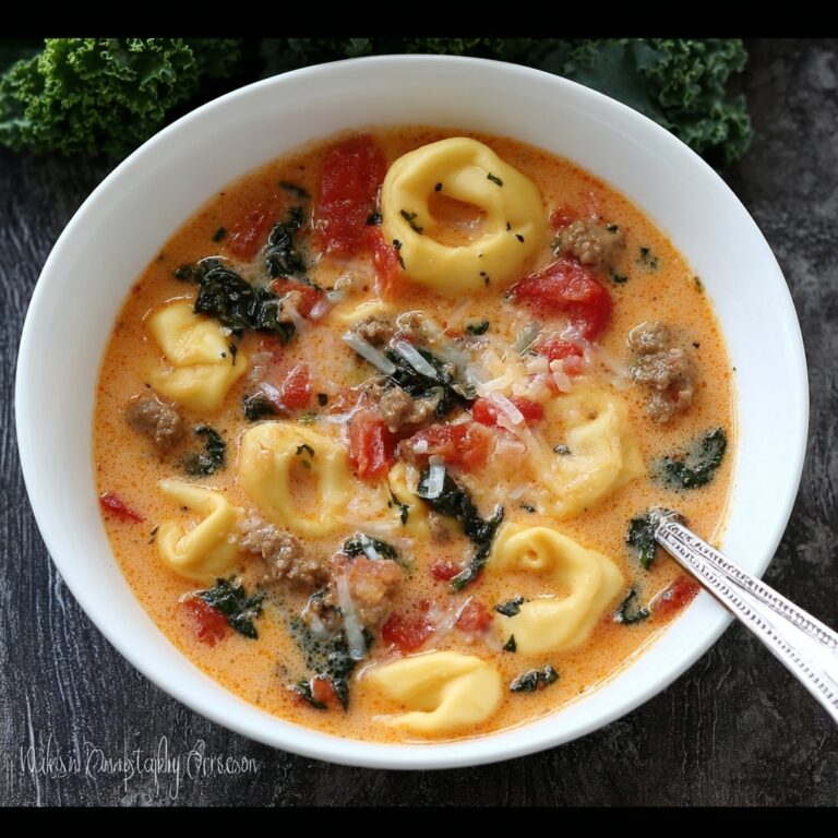 Creamy Sausage Tortellini Soup Recipe