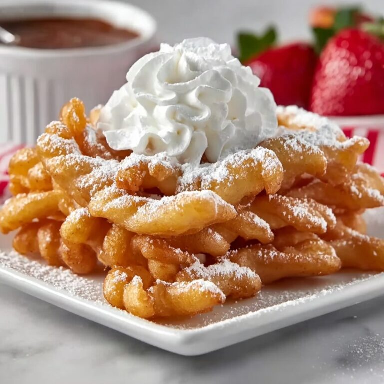 Easy Funnel Cake Fries Recipe
