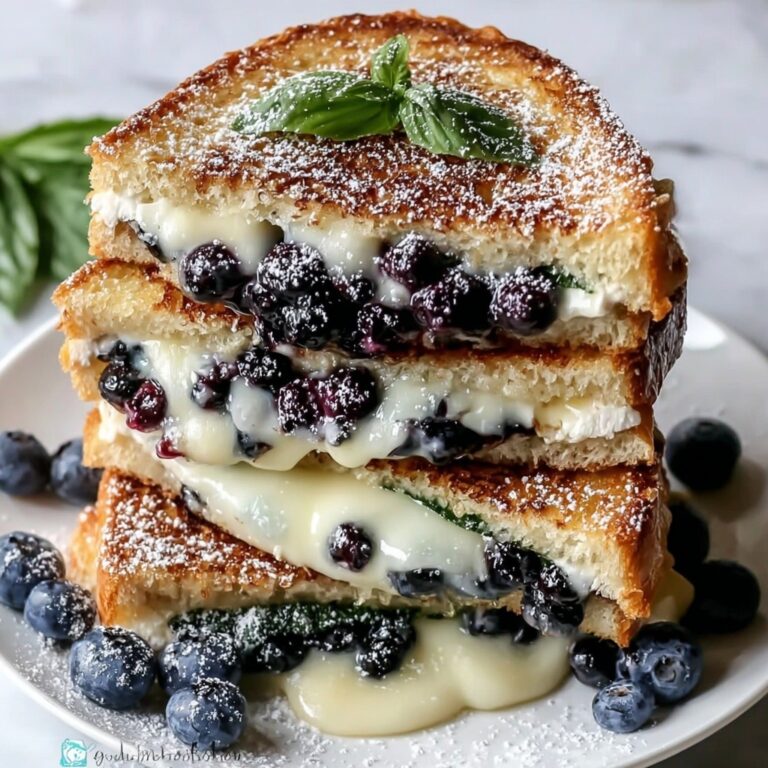 Blueberry Brie Grilled Cheese Sandwich Recipe