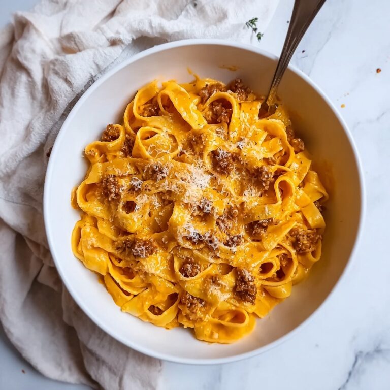Creamy Pumpkin Alfredo Pasta Recipe