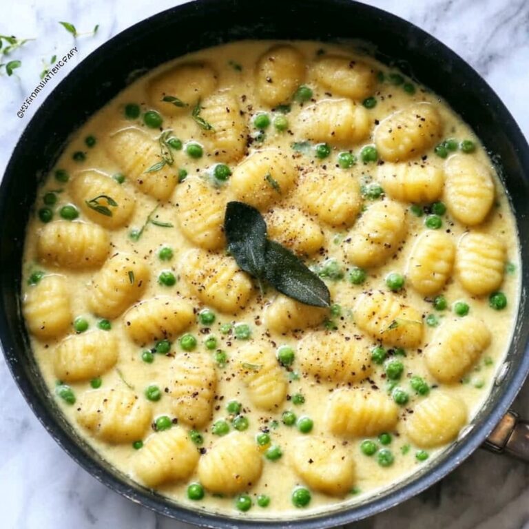 Gnocchi with Creamy White Wine Sage Sauce (Vegan & Dairy-Free) Recipe