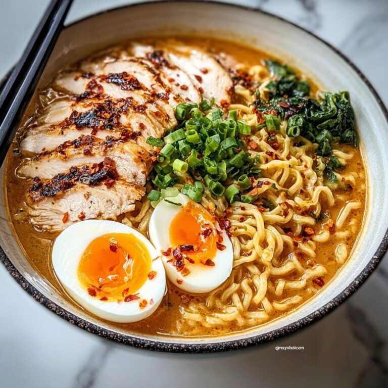 Creamy Garlic Chicken Ramen: A Cozy Bowl of Pure Comfort Recipe