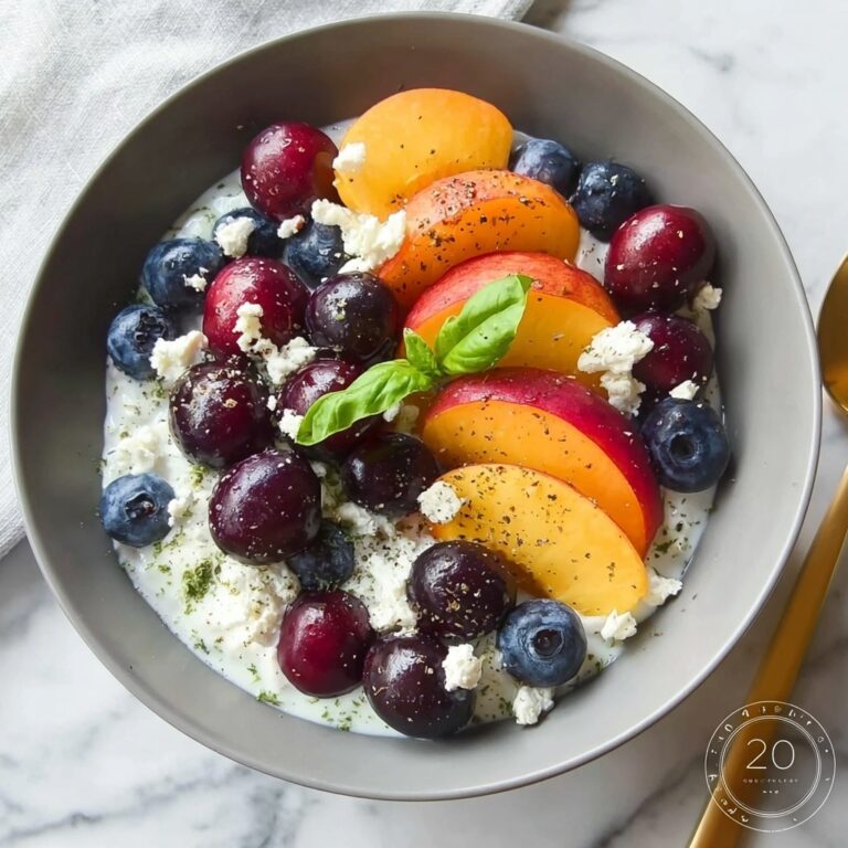 Blueberry Peach Feta Salad Recipe