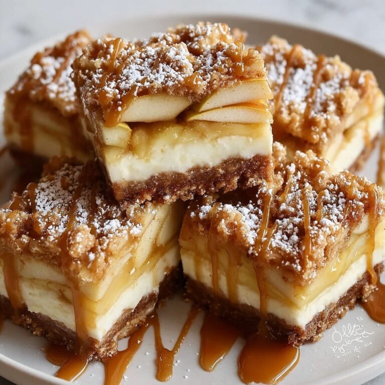 Salted Caramel Apple Bars Recipe