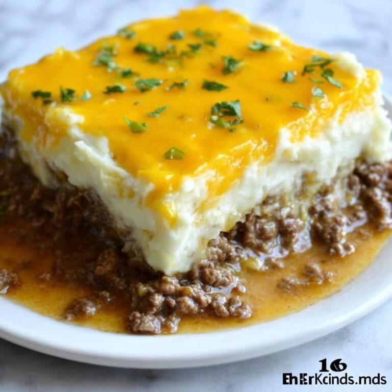 Meatloaf with Mashed Potatoes and Cheddar Cheese Recipe
