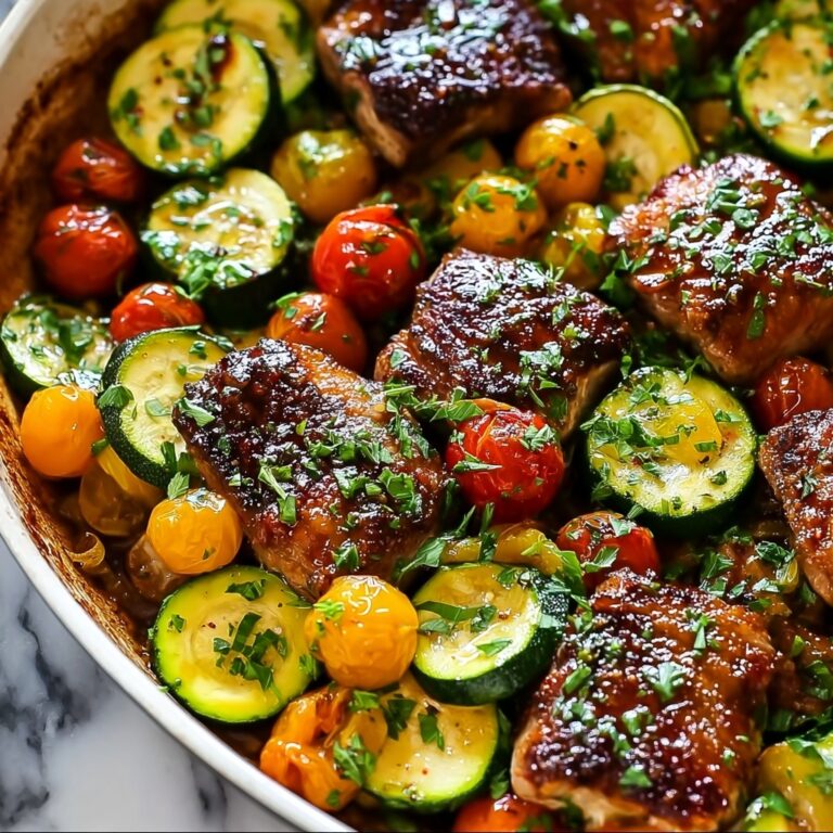 Mediterranean Chicken Zucchini Bake Recipe
