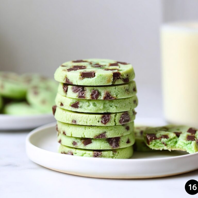 Mint Chocolate Chip Cookies Recipe