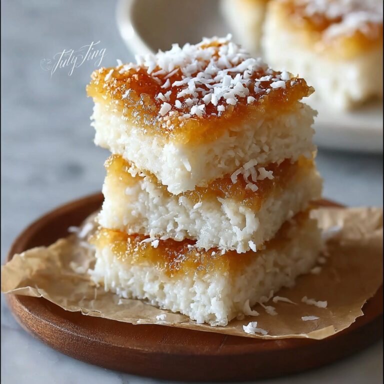 Sticky Coconut Cake (Wingko Babat) Recipe