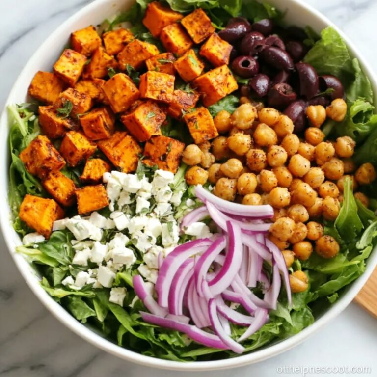 Sweet Potato and Chickpea Salad with Feta and Herbs Recipe