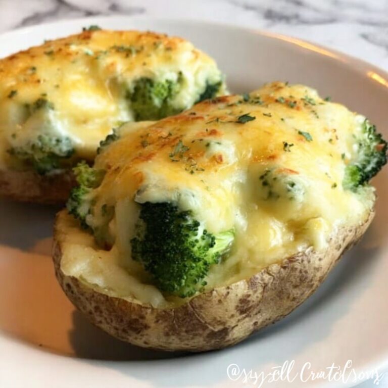 Broccoli Cheese Baked Potatoes Recipe