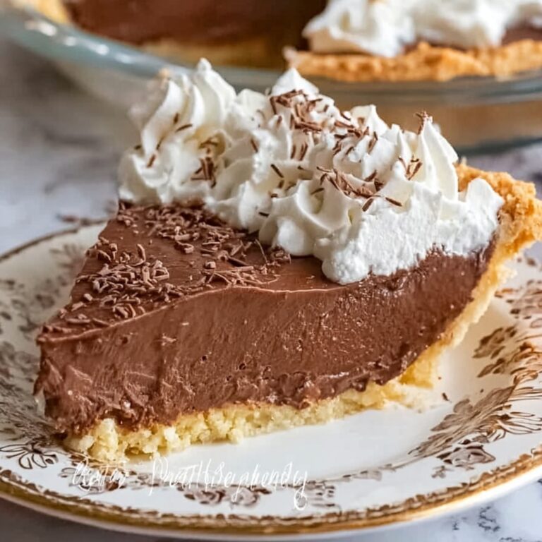 Easy Chocolate Pie Recipe
